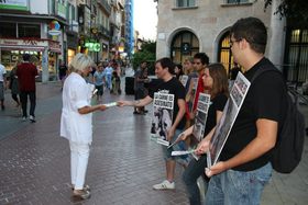 Activistas promueven en Palma una alimentación vegana (100% vegetariana)