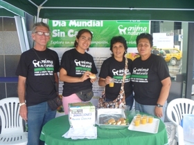 AnimaNaturalis presente en la celebración del Día Mundial sin Carne