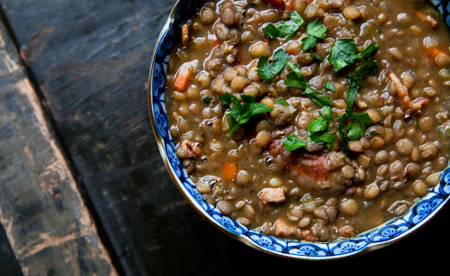 Lentejas de la abuela (veganas) 