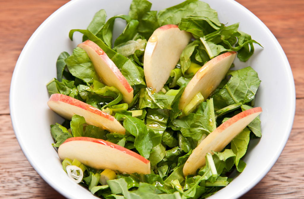 Ensalada de Manzana y Bok Choy 