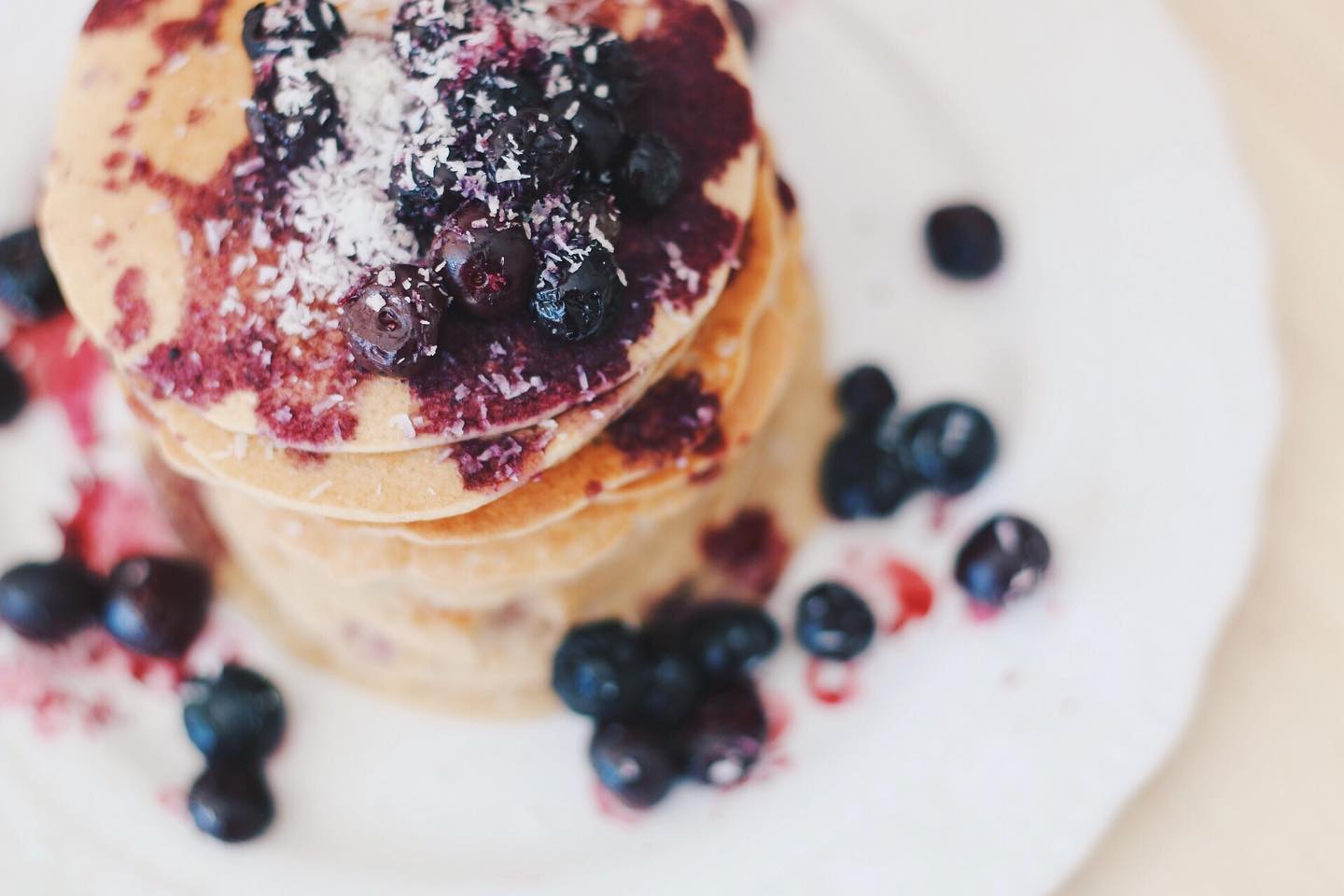 Hotcakes veganos en 3 pasos 