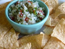 Ceviche de coliflor  (raw food) 