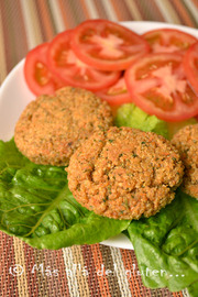 Hamburguesas de quinua con verduras 