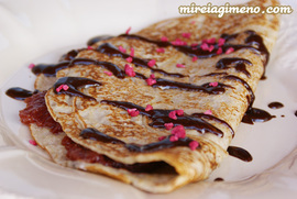 Crêpes de trigo sarraceno en grano