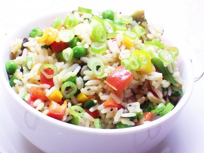 Arroz y verduras