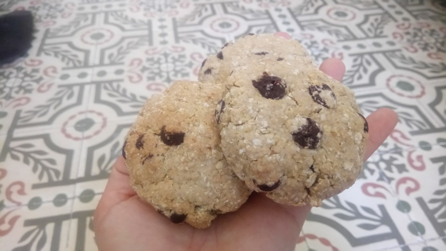 Galletas de avena y chocolate 