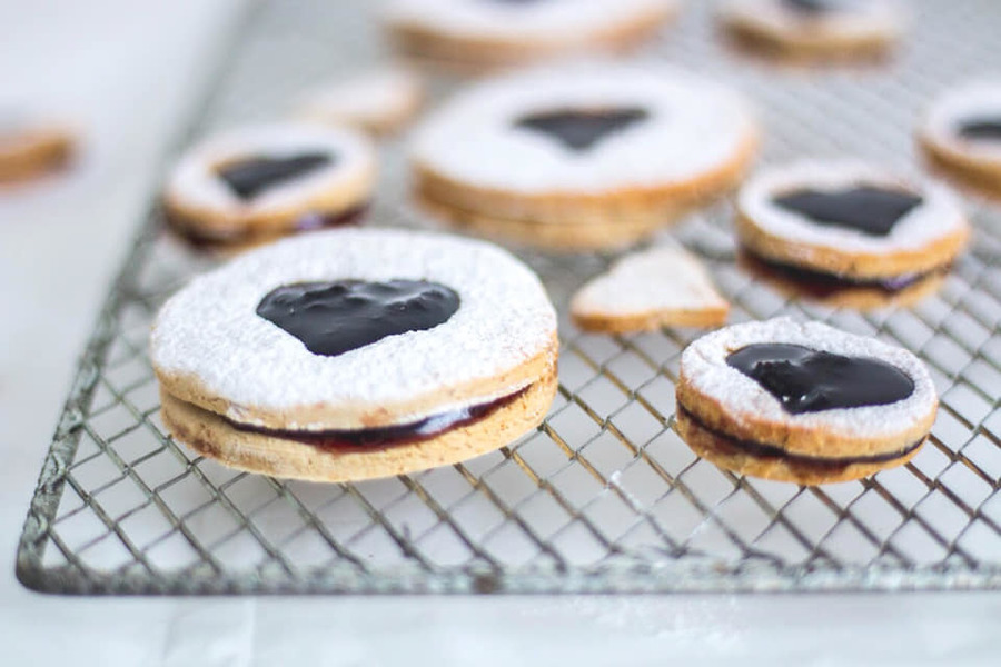 Cookies de moras y sauco para la hora del té